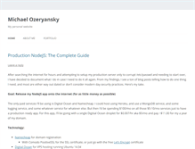 Tablet Screenshot of mozeryansky.com